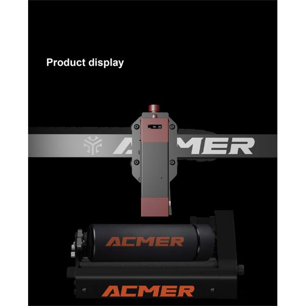Y Axis Laser Engraver Rotary Roller 360° Rotating Fixed Adjustment CE Approved