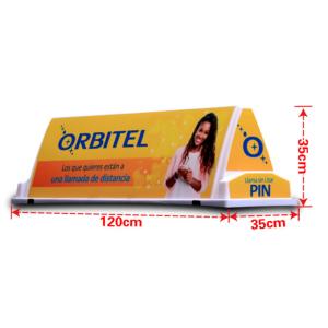 35cm Taxi Light Box Approx 4000cd Taxi Top Led Display