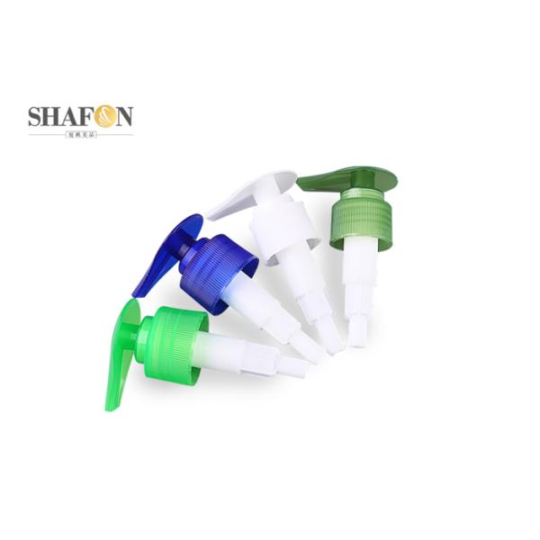 Blue Color Small Plastic Pump 24 / 415 Closure Design ISO 9000 Certification