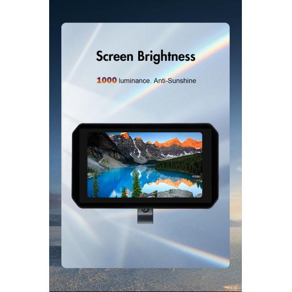 Motorcycle Dash Cam 5 Inch External Touch Screen with Universal Fitment and CarPlay