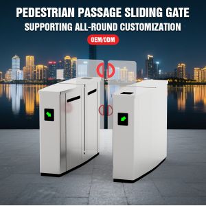China HCW Durable Barrier Turnstile Gate,Corrosion Resistant Sliding Gate System and Durable 304 Stainless Steel Barrier Turnstile Gate on sale