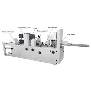 Auto Rectify Roll Slitter , Fully Automatic Napkin Making Machine
