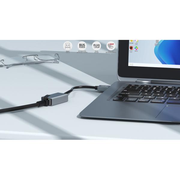 USB A 3.2 Gen 1 Lan Adapter 10 100 1000Mbit Ethernet Cable Adapter