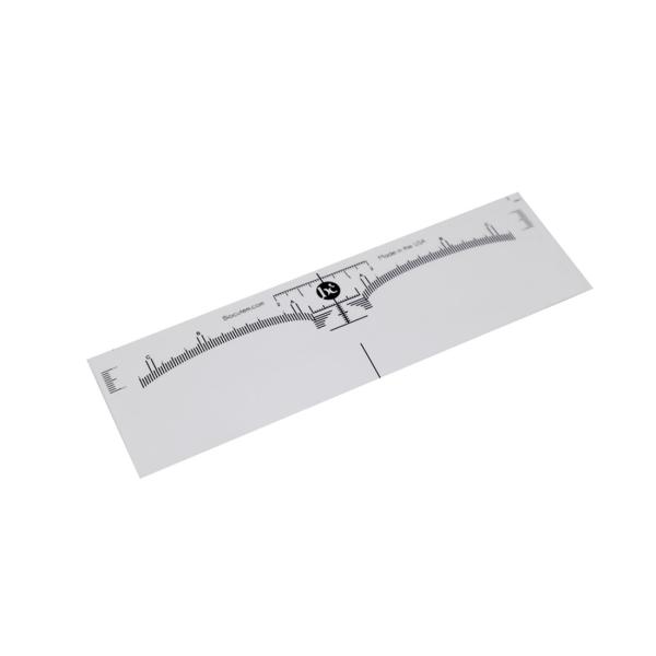 16.9 *5.6cm Eyebrow Tool Ruler White Simple And Practical Brow Lamination Supplies Kit