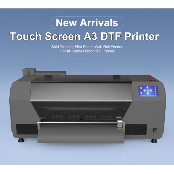 China 2026 KECAI Desktop Touch Screen Printing Machine Xp600 Printhead 30cm Width Impresora A3 Dtf Printer for T Shirt Cloth