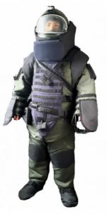 China Olive Green Eod Bomb Suit 21 Layer Woven Fabric Aramid Fiber on sale