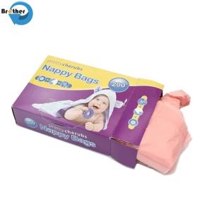 Wholesale Custom Disposable Nappy Sack Bag Baby Diaper Garbage Bag from china suppliers