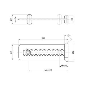High Precision Stainless Steel Shipping Container Moving Parts