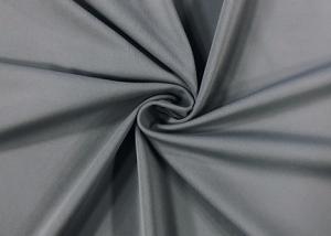 China 290GSM Bathing Suit Material / 84% Polyester Elastic Fabric For Swimwear Dark Gray on sale