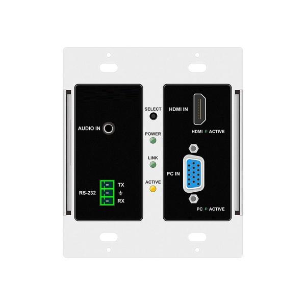 Full Digital Seamless Matrix Switcher HDMI / VGA To HDBaseT Wallplate VIS-HE20