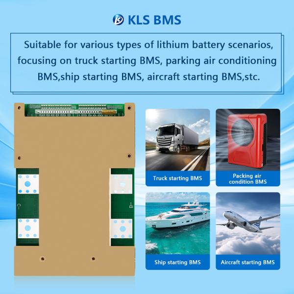 Lfp Lto Lifepo4 Battery Management System 4S 12V 8S 100A BMS For Car Start Battery