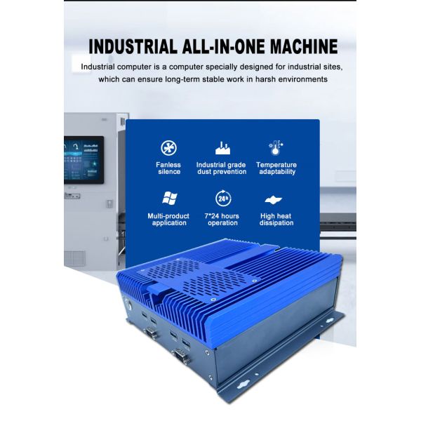Industrial Fanless Mini PC Intel I3/I5/I7 CPU 2*SO-DIMM DDR4 RAM Slots Dual LAN Ports Parallel Port Robust Embedded Stock