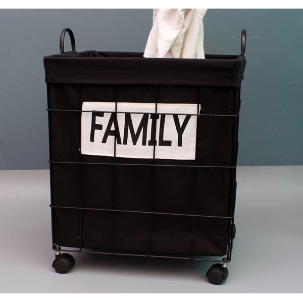 Nordic 360 Degree Rotating Rustproof Metal Wire Laundry Hamper