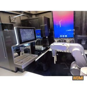 Automatic Coffee Robot Barista with Customizable Recipes