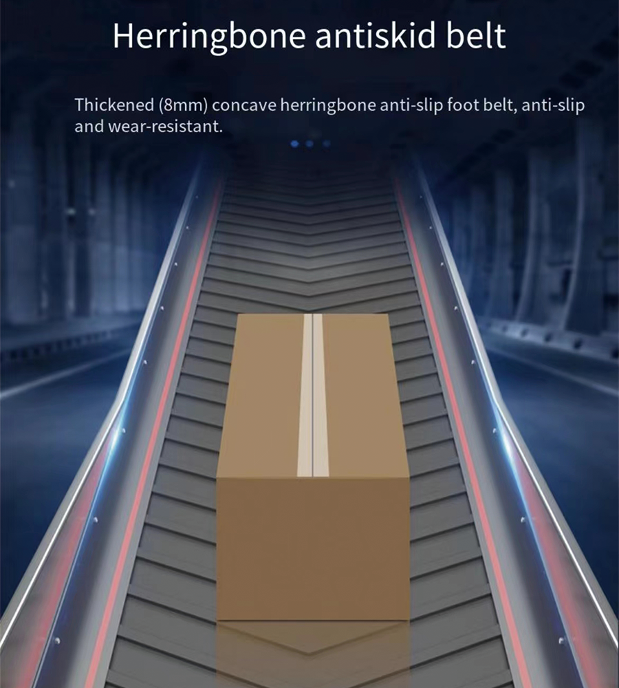 Custom-made premium agricultural small folding anti-slip electric belt conveyor