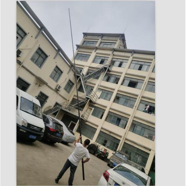 Elevated Photography Mast 9m Endzone Camera Mast Hand Push Up 30 Ft Telescoping Antenna Mast