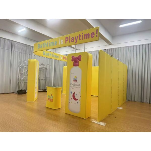 6X3m Mobile Exhibition Booth Single Side Portable Expo Displays
