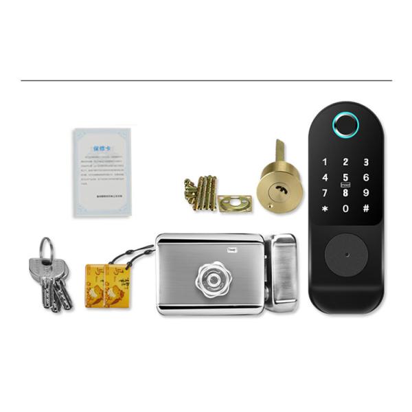Smart Deadbolt Door Lock Biometric Fingerprint Tuya Wifi App Touch Screen