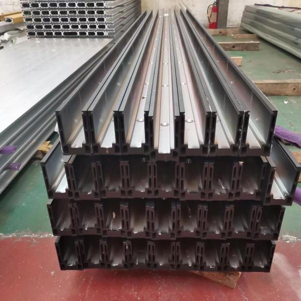 anodized u channel aluminium profile glass railings for architectural