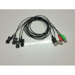 GE IVY 3150 CLIP Connector Radiotransluent Safety Leadwires ECG