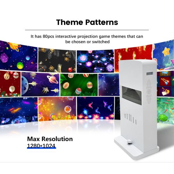 Interactive Floor Projection Machine for Schools and Kids