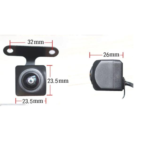 IP68 HD Mini Vehicle Hidden Camera Rear View Camera With Parking Line / CMOS Sensor