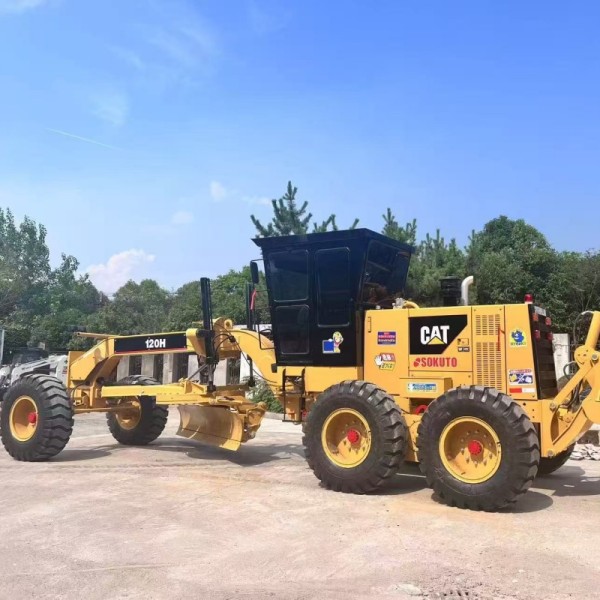 Cat 120g Used Machine Motor Grader Engineering Construction Equipment