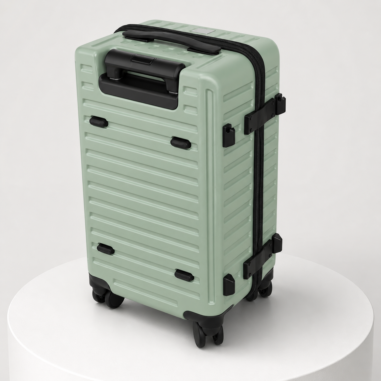 Sage Green Hardshell Luggage with TSA Lock
