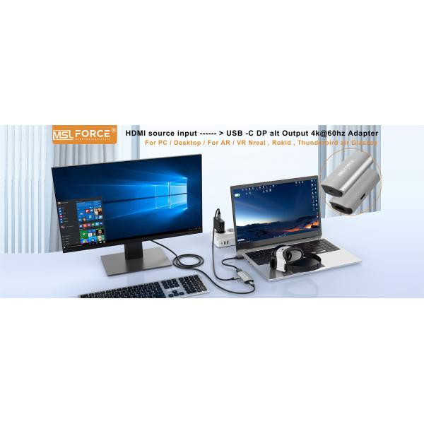 HDMI To USB C 4K Active Video Adapter Split HDMI Signal To USB C Capture Card Factory China