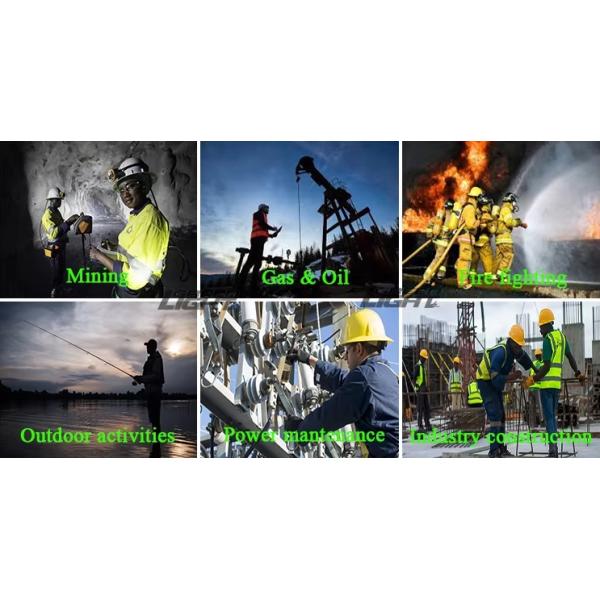 199g Compact Size Waterproof Led Helmet Lamp Miner Headlamp 23000lux 4.4W Powerful Miner Light