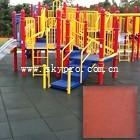 Exterior gym / playground / swimming pool interlocking rubber tile dogbone crumb
