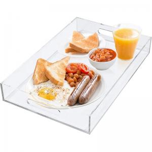Wholesale Plastic Acrylic Food Tray Pan For Food Rustic Texture Warm from china suppliers