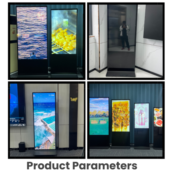 49 Inch Floor Standing Digital Signage with 1920x1080 Resolution and Android/Windows OS