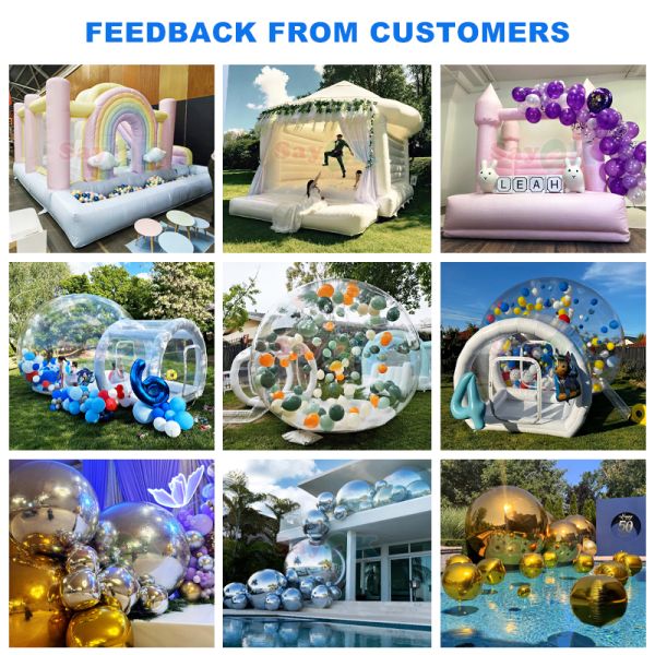 Transparent Bouncy Bubble House Inflatable Bubble Jump House For Todler
