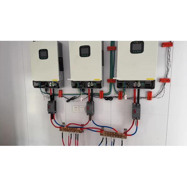 Dual MPPT Hybrid Inverter 8000W 51V With LCD 230V Off Grid On Grid Parallel Ready for OEM Orders