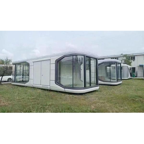 Outdoor Park Mobile Homestay Space Capsule House Container Homes Luxury Villa Main Steel Structure Aluminium Prefab Homes