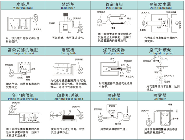BK8016S Three Lobe Rotary Blower Of Pipe Clearing Ozone For Producing Customers Need