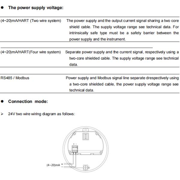 KLD 26GHz Series 4 - 20mA HART Radar Level Meter Solid Particles Level Meter