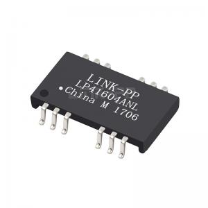 China Hanrun HR681686 Compatible LINK-PP LP41604ANL 10/100 Base-T Single Port Low Profile Ethernet Transformer Modules on sale
