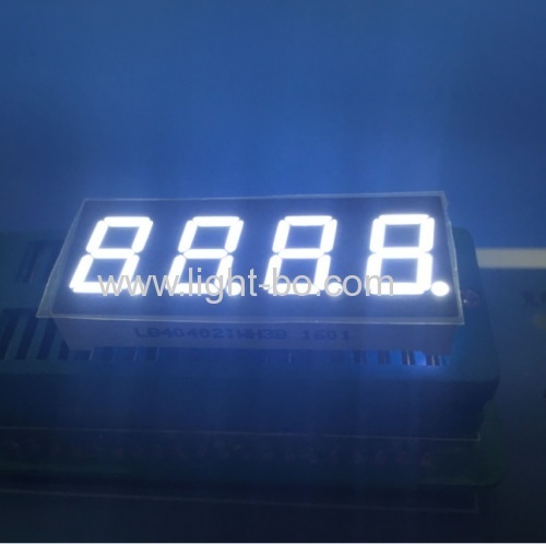 4 digit 0.4  common anode pure green 7 segment led display for instrument panel