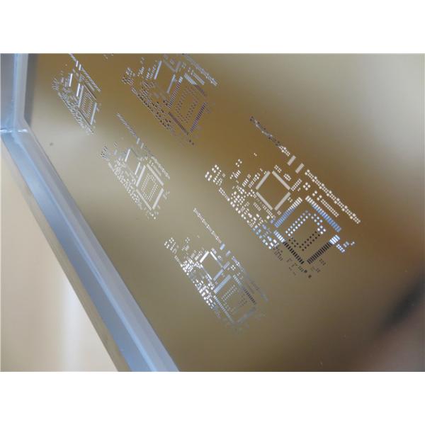 0.1mm Stainless Steel Shim SMT Stencil PCB Assembly For BGA Package