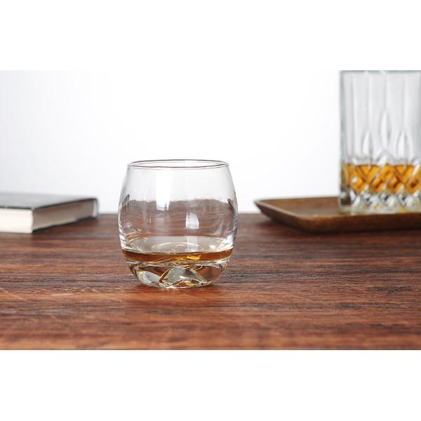 350ml 12oz Round Iceberg Custom Whiskey Glasses Thick Bottom