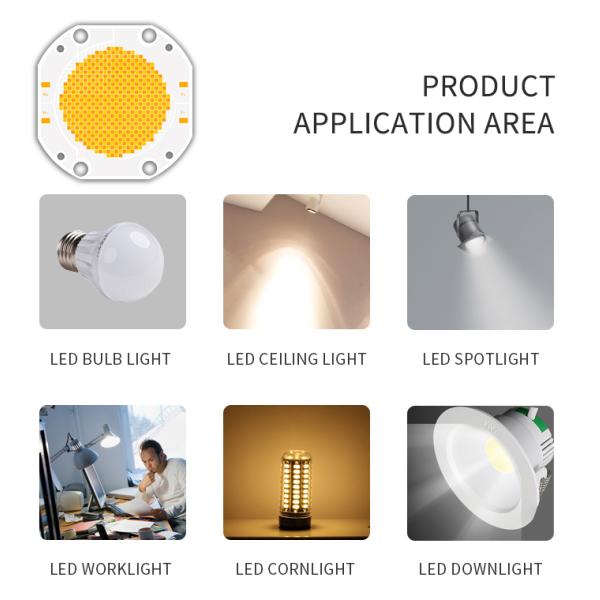 600w+600w Dual Color Cob Led Chip 7575 Dimmable 2700-6500k 54v 60v For Photography Light