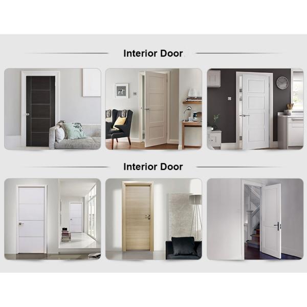 MDF Board solid Wood veneer YALIG waterproof customized wooden interior door modern design interior home doors