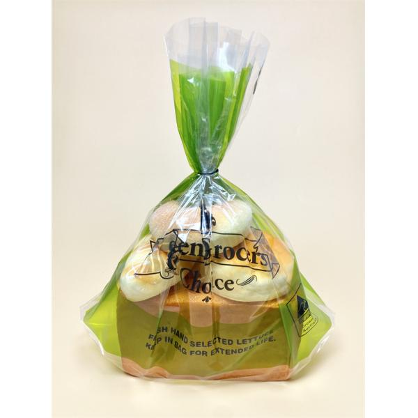 Durability 10 Color Printed Bread Bag Leakproof Food Storage with Transparent View