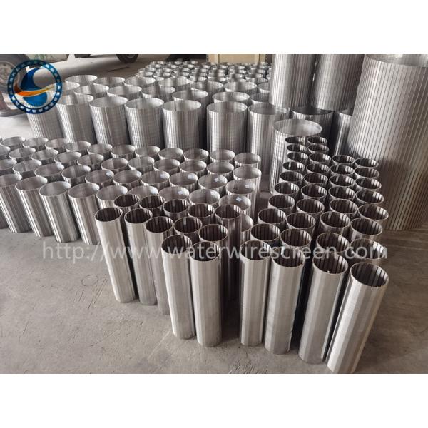 0.08mm Slot Opening Stainless Steel Wedge Wire Screen
