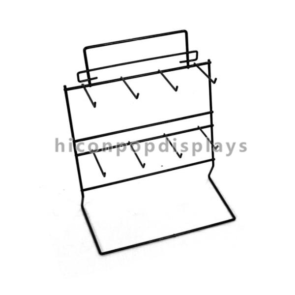 Wire Counter Display Racks / Hanging Display Shelf Powder Coated