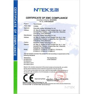 Shenzhen Chuangli Technology Co., Ltd. Certifications
