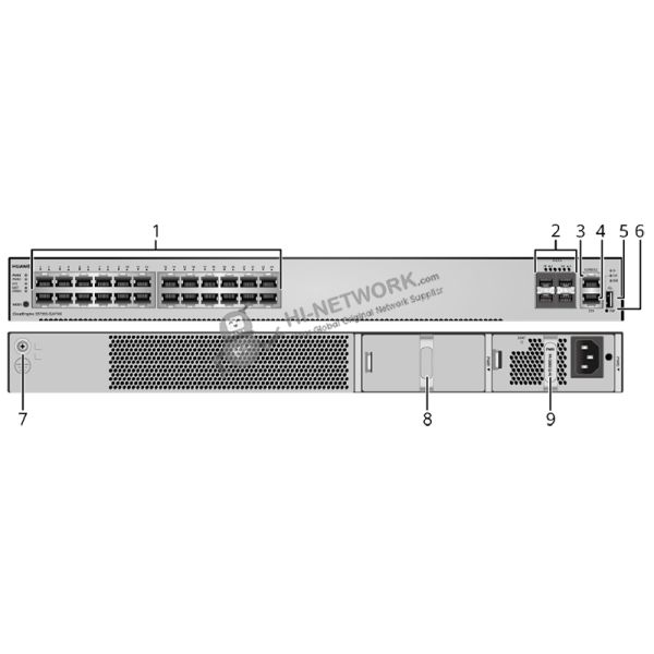 Enterprise Flexible Huawei Network Switch AC Power Module S5735S-S24T4X-A
