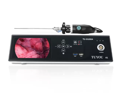 FHD Dual Rigid & Flexible Endoscope Camera System with Touch Screen Recorder for ENT Surgery